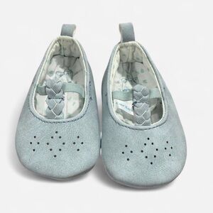 Carter's Soft Blue Baby Walker Shoes